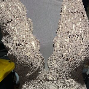 Night Way Collections Lace Chemise in Cream